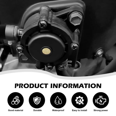Direct Fit Straight Swap Boss Grade Fuel Pump Kit With Built In Filter And Oil Gauge Line For Briggs Stratton Kohler 17Hp To 25Hp Lawn Mowers and Golf Carts close-up showing durability and design.