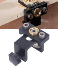 Dowel Jig Drill Guide Kit for Woodworking and Furniture Assembly, Pro Grade Aluminum Alloy Drill Guides with 8mm 10mm and 15mm Holes