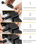 Step-by-step guide using Heavy Duty Anti Theft Trailer Hitch Lock Pin Five Eighth Inch Diameter Fits Two Inch Receivers Steel Construction