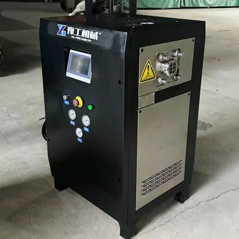 Heavy Duty Commercial Dry Ice Pellet Machine Automatic CO2 Granulator For Pro Workshop, digital monitor and control panel.