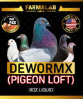 Extra Strength Pigeon Dewormer Liquid For Birds 60ml, Fast Acting Deworming Solution For Pigeons with product packaging