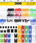300Pcs Jumper Cap Kit 2.54mm 2.0mm 1.27mm Mixed Colors Open And Closed Caps For Arduino Raspberry Pi PCB Projects Short Circuit