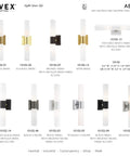 Aero ADA Bath Vanity Light Bar, 2 Light, Antique Brass Finish, Modern Tubular Opal Glass Diffusion display options.