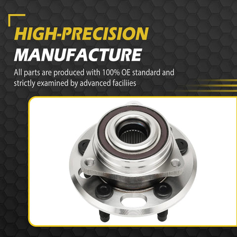 Plug And Play Front CV Axle And Wheel Bearing Hub Assembly for Buick Lacrosse, Buick Regal, Chevrolet Malibu, durable OE grade