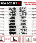 Top Shelf Micro Screw Kit With Dependable Driver Ideal For Glasses Laptops Watches And Electronics Back Covers Rust Proof Precision hardware in organized box.