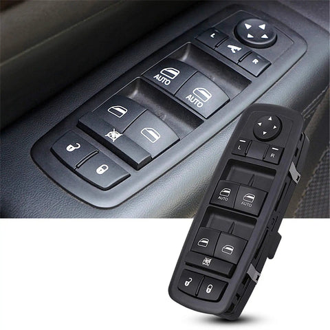Power Window Switch Master Control Button Replacement For Ram 1500 2500 3500 2016 2018 And Compatible With Dodge Charger 2011 2019