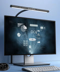 Clamp On Desk Lamp For Home Office With Remote And Gesture Control Eye Friendly Led Monitor Light Bar on computer monitor