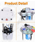 Chevy Silverado 1500 And GMC Sierra 1500 Fuel Pump Assembly With Sending Unit Drop In Easy Install Fit For 2010 2011 2012 2013 V8 4.8L 5.3L 6.2L Replaces FG1057 19257093 FPA69525 P77036M 66121 close-up view showing details