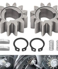 12 Teeth Drive Gear Kit For Lawn Mower Replacement with gears, clips, keys, and springs visible in image.