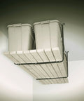 Adjustable Garage Ceiling Mount Storage Rack Kit With Ceiling Shelves 34 In By 26 In Hammertone Finish, Space Saving Hanging Organizer
