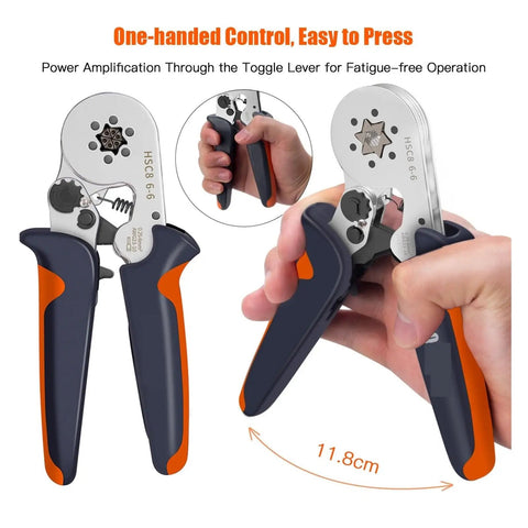 Top Notch Elukht Ferrule Crimping Tool Kit With 1200 Insulated Wire Terminals And Electrical Connectors For Precise Wiring Repairs hand tool, 11.8cm