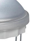 Close-up of the Solar Water Wiggler Bird Bath Scene 8WW 5 Inch Gray Sun Powered Automatic Water Movement For Outdoor Bird Baths