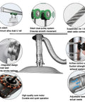 Commercial 130W Ceiling Fume Extractor With Silent 22dB Centrifugal Fan For Spas Clinics And Moxibustion Rooms True Workhorse Smoke Exhaust Ventilation System showcasing dual-pulley system and core motor.