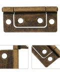 Heavy Duty Iron Cabinet Door Hinge Built Tough For Camper And RV Interiors With Quiet Operation And Space Saving Foldable Design Vintage Antique Bronze Look For Furniture Cabinet Repair, antique bronze iron hinge