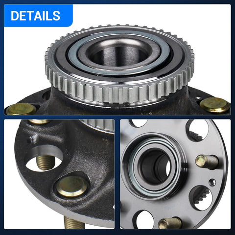Rear Wheel Hub And Bearing Assembly Replacement 512188 For Acura TL 2004 2008 And Honda Accord 2003 2007 5 Lug Pair Close-up