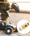 Remote control car with 24 Pack Linkage Stoppers For RC Planes And Cars, gold copper finish push rod connector inset