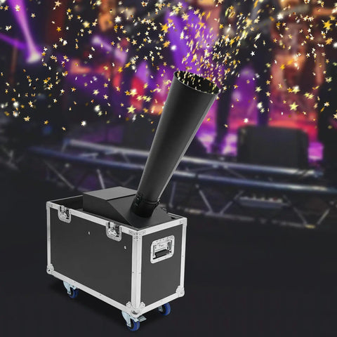 Ready To Fire Up Your Massive Bash This Manual Control Confetti Cannon Uses Reliable Gas Power And Heavy Steel Construction To Blast Confetti At Weddings Or Nightclubs