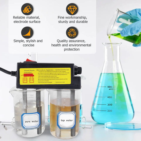 Super Easy To Use Water Quality Tester And Electrolyzer For Home Use Quick Results Measuring Purity And Drinking Water Safety device