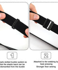 Elastic Headlamp Strap Replacement For All Major Headlamps showing slotted buckle system and heat-pressed attachment.
