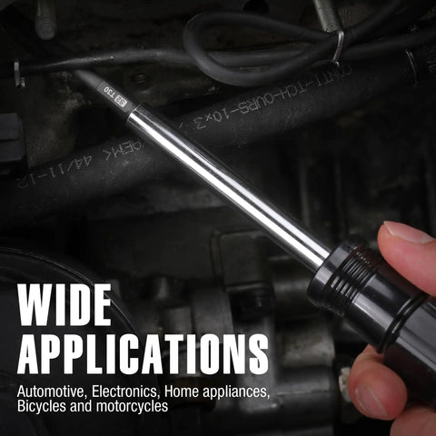 Security Torx Bit Set With CNC Machined S2 Steel Star Bits in use on automotive equipment, showcasing tamper-resistant feature.