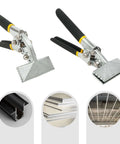 Dual Jaw Sheet Metal Pliers Set With Curved Jaw Offset Bender And Straight Jaw Bender Pliers for HVAC and Roofing Tasks
