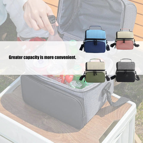 Spill Proof Insulated Cooler Backpack With Hella Tough Oxford Fabric And Multiple Compartments Keeps Your Grub Ice Cold During Beach And Camping Adventures with multiple color options and visible drinks inside.