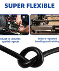 16 Gauge Two Conductor Shielded Wire Built For Automotive And Electronics, 30 Foot UL2464 Cable bent to show flexibility