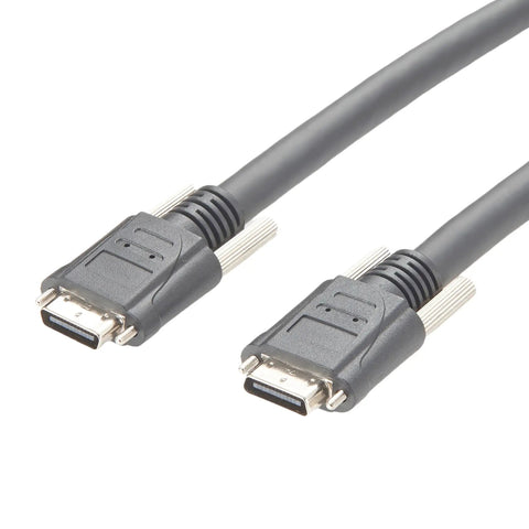 Camera Link SDR 26 Pin Cable PoCL Power Over Camera Link High Flex Cable With Screw Lock For Frame Grabber And Medical Imaging, 16Ft Length, 28AWG