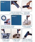 Instruction steps for using 5 In 1 High Pressure Air Drain Blaster Plunger Kit For Toilet Sink Bathtub Shower And Floor Drains Electric Power Plunger