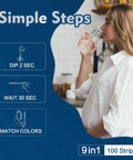 Hassle Free Nine Parameter Heavy Metal Water Test Strips At Home Water Quality Checks With 100 Sheets steps to use water test strips.