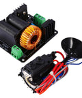 Jacob Ladder Heater And ZVS Coil Driver DIY STEM Electronics Kit DC 12 To 24V For Hands On Learning Fun Project For Kids Classroom Experiments Inventions And Creative Problem Solving, black copper board