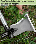 Heavy Duty Manganese Steel Garden Shovel Set For Landscaping And Outdoor Cleanup with flat blade cutting weeds