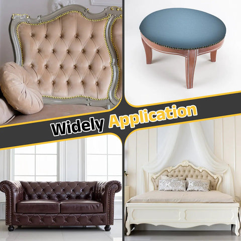 Smooth Upholstery Nailhead Trim Tape 8 Meter Glossy Bronze Decorative Strips For sofa, headboard, and chair upholstery.