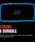 Chevrolet C10 Engine Oil Pan Gasket Set for Classic Chevy Trucks, Heavy Duty Seal Kit With Durable Gasket and Bolts, Leak Proof Replacement for 1970s 1980s V8 Engines, Easy Install and Long Lasting Performance blue gasket set with bolts