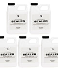 Top Shelf Water Based Acrylic Sealer For Concrete And Cement Crafts in five 16 oz bottles with low gloss finish.