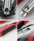 Close-up views of Spring Loaded Hog Ring Pliers Kit With 2500 Hog Rings For Fencing Chicken And Rabbit Cages Pet Enclosures