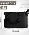 Leaf Blower Shoulder Bag Replacement Compatible With Black And Decker BV3600 BV3800 BV5600 BV6000 LH4500 size diagram