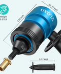 Badass Rivet Nut Drill Adapter For Standard Electric Drills Heavy Duty Nutsert Toolkit featuring hex socket, lightweight, fits M3 to 8mm screws.