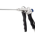 Two-Way Air Blow Gun With Adjustable Air Flow And Extended 4.5 Inch Nozzle for stubborn debris dust water and hard to reach areas