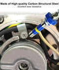 Heavy Duty Grease Coupler With Strong Locking Pump Adapter for precise mess free greasing on machinery with steel parts