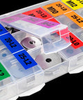 Stainless Steel Washers Set 280 Pieces 18 Sizes From M3 To M12 304 Pro Grade Heavy Duty Flat Washers For Screws And Bolts Includes Snap Lock Storage Box With Color Coded Labels For Easy Access And Even Load Distribution