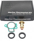 Thermostat Repair Service Kit For Yamaha 4 Stroke Outboard Motors 9.9 15 25 30 40 50 60 70 HP Replaces 66M-12411 6G8-12411