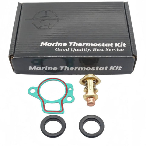 Thermostat Repair Service Kit For Yamaha 4 Stroke Outboard Motors 9.9 15 25 30 40 50 60 70 HP Replaces 66M-12411 6G8-12411