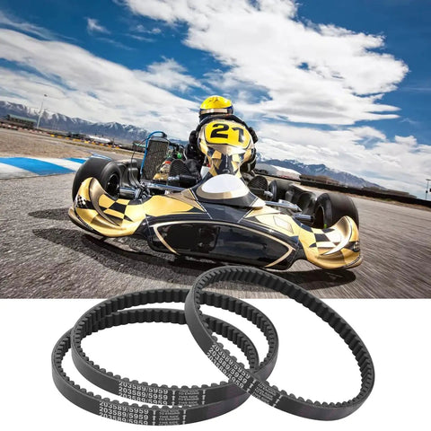 Three Piece 30 Series Go Kart Drive Belt Set Replaces Manco 5959 And Comet 203589 Fits 5HP To 7HP Karts From Manco American SportWorks Ken Bar