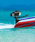 Powerful 4HP 55CC Outboard Motor With Short Shaft 4-Stroke Marine Engine Wind Cooling CDI Ignition Built In Fuel Tank