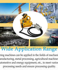 BEILOCKERY 110V hole drilling machine with 1500W, 380mm travel, Ф45–Ф180mm bore for pipe boring applications