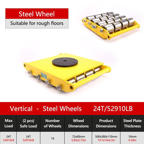 Low Profile Machinery Dolly Heavy Duty Equipment Mover Skates Smooth Glide Floor Roller Industrial Steel Transport Cart Built Tough To Haul Heavy Shop Gear With Zero Sweat Around The Warehouse with steel wheels for rough floors.