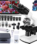 Adult Lab Microscope With 40X To 2000X Magnification Binocular Eyepieces WF10x And WF25x USB Camera For Photos And Videos
