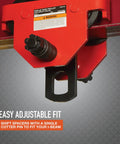 Adjustable Push Trolley For I Beam Tracks Delivers 2200 Lbs Capacity Fits 3 Inch To 8 Inch Wide I Beams On Straight Or Curved Tracks Bang