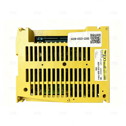 Beefed Up CNC I O Module Output Circuit Board for Industrial Control Systems, Compatible With A02B 0323 C205 C204 C209 Units, yellow vented housing